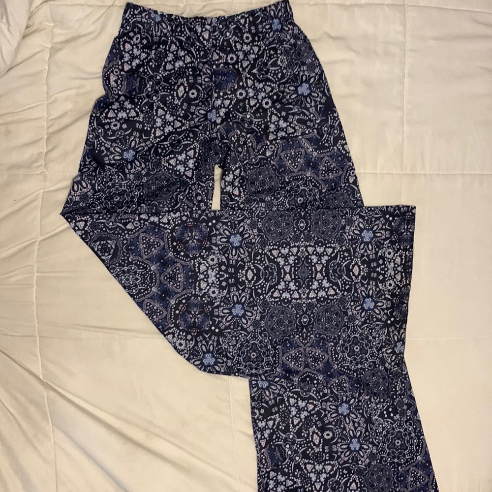 Bershka brand dark purple with floral patter size Medium